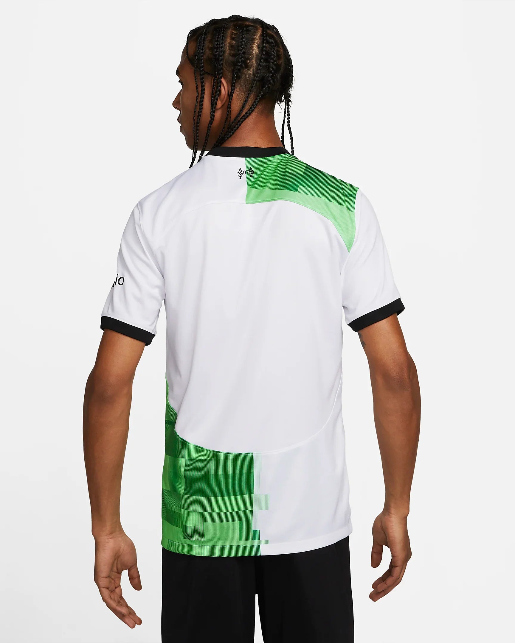 FootKorner TestingMaillot Extérieur Liverpool  - Blanc/Vert/Noir