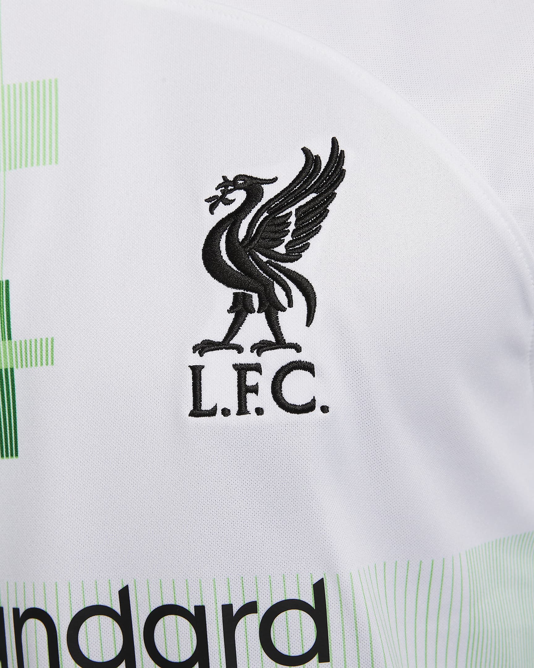 FootKorner TestingMaillot Extérieur Liverpool  - Blanc/Vert/Noir