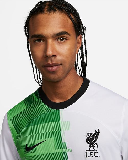 Maillot Extérieur Liverpool  - Blanc/Vert/Noir - FootKorner Testing