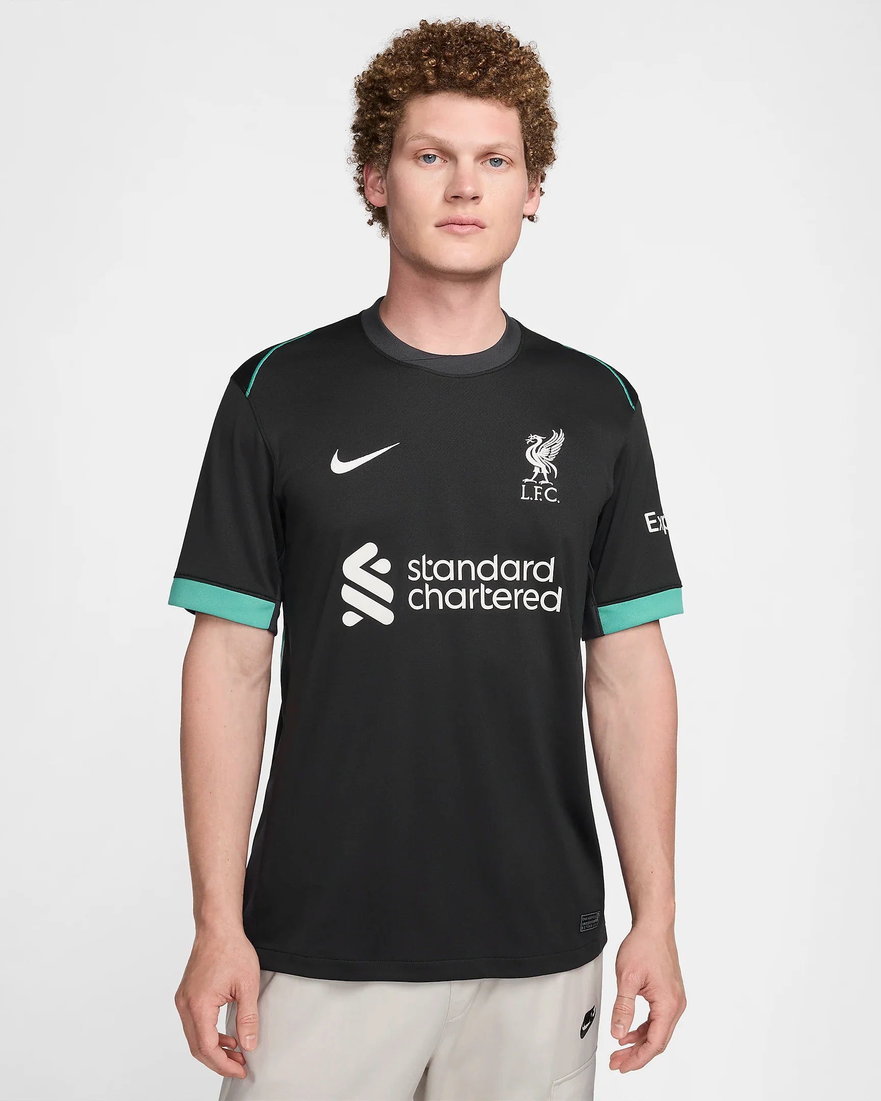 FootKorner TestingMaillot Liverpool FC Extérieur 2024/2025 - Noir/Vert