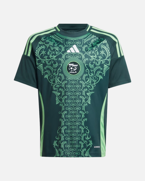 Maillot Extérieur Algérie 2024/2025 Junior - Vert - FootKorner Testing