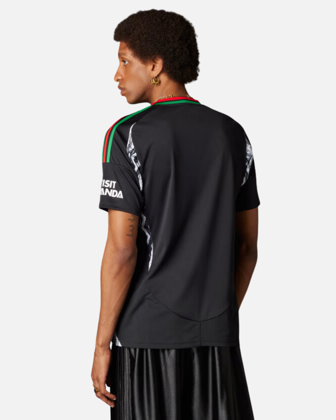 FootKorner TestingMaillot Extérieur Arsenal 2024/2025 - Noir/Vert/Rouge