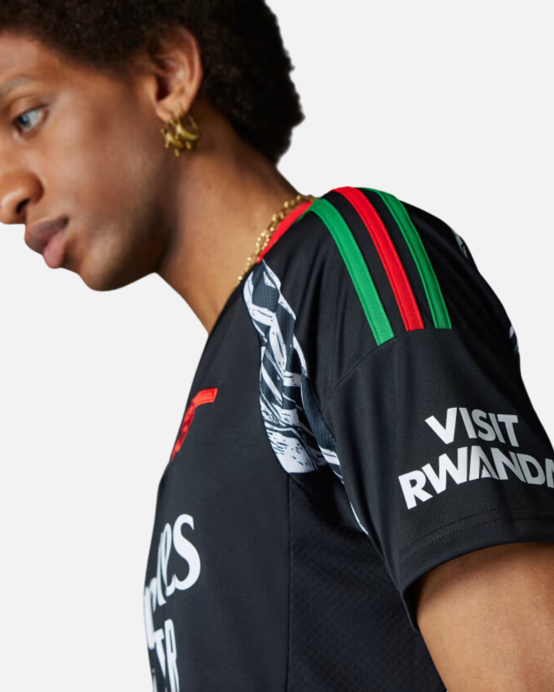 FootKorner TestingMaillot Extérieur Arsenal 2024/2025 - Noir/Vert/Rouge