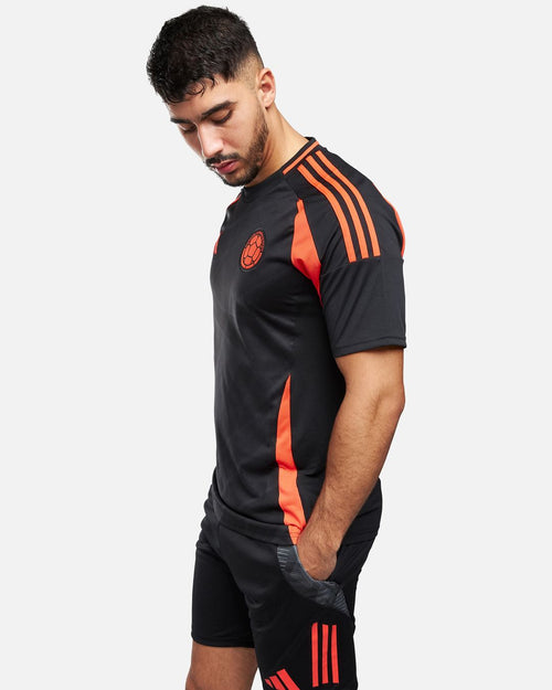 Maillot Extérieur Colombie 2024 -Noir/Orange - FootKorner Testing