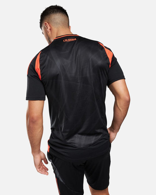 Maillot Extérieur Colombie 2024 -Noir/Orange - FootKorner Testing