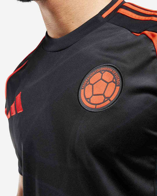 Maillot Extérieur Colombie 2024 -Noir/Orange - FootKorner Testing