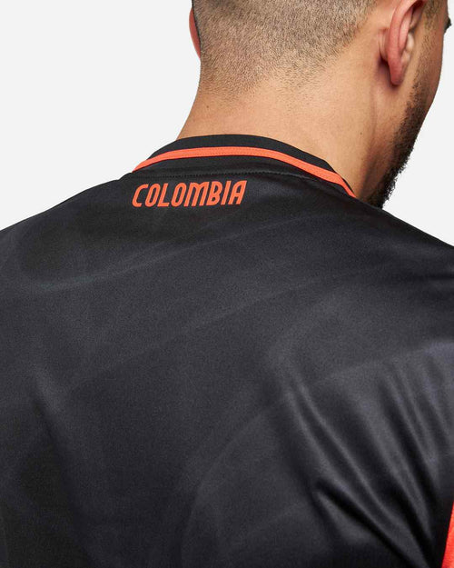 Maillot Extérieur Colombie 2024 -Noir/Orange - FootKorner Testing