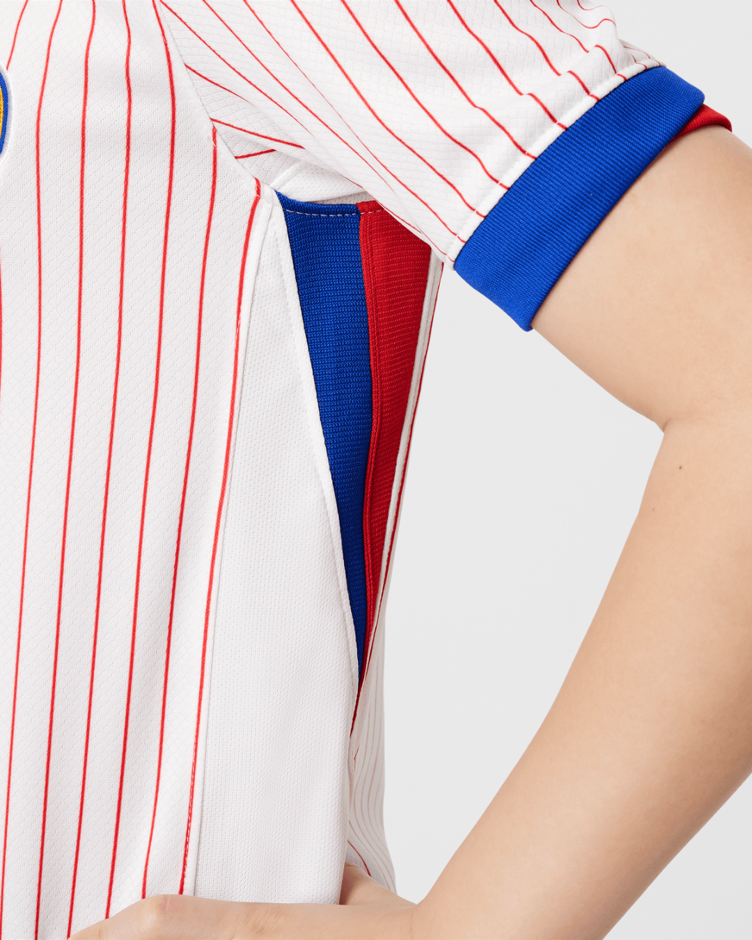 FootKorner TestingMaillot Extérieur Equipe de France Junior 2024 - Blanc/Bleu/Rouge