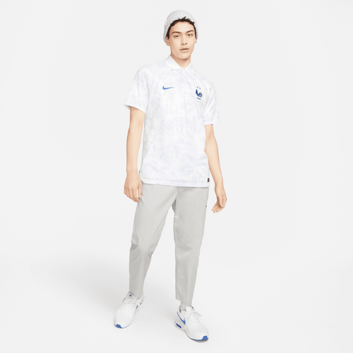 Maillot Extérieur Equipe de France 2022 - Blanc/Gris/Bleu - FootKorner Testing