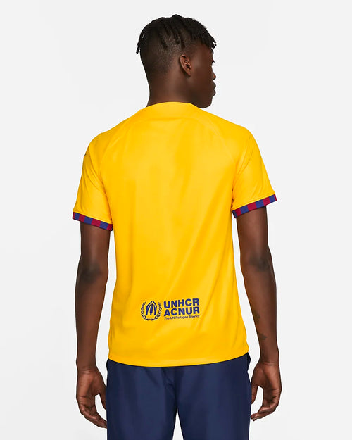 Maillot FC Barcelone Fourth 2023 - Jaune/Rouge/Bleu - FootKorner Testing