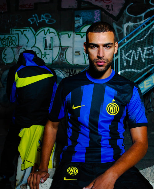Maillot Inter Milan domicile - Bleu/Noir - FootKorner Testing