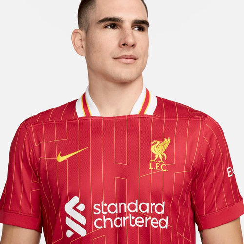 Maillot Liverpool Domicile 2024/2025- Rouge/Blanc - FootKorner Testing