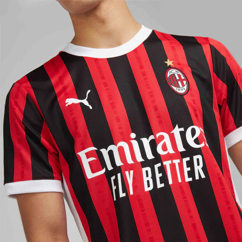 Maillot Milan AC domicile 2024/2025 - Rouge/Noir - FootKorner Testing
