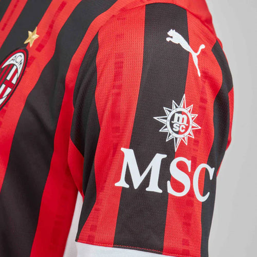 Maillot Milan AC domicile 2024/2025 - Rouge/Noir - FootKorner Testing