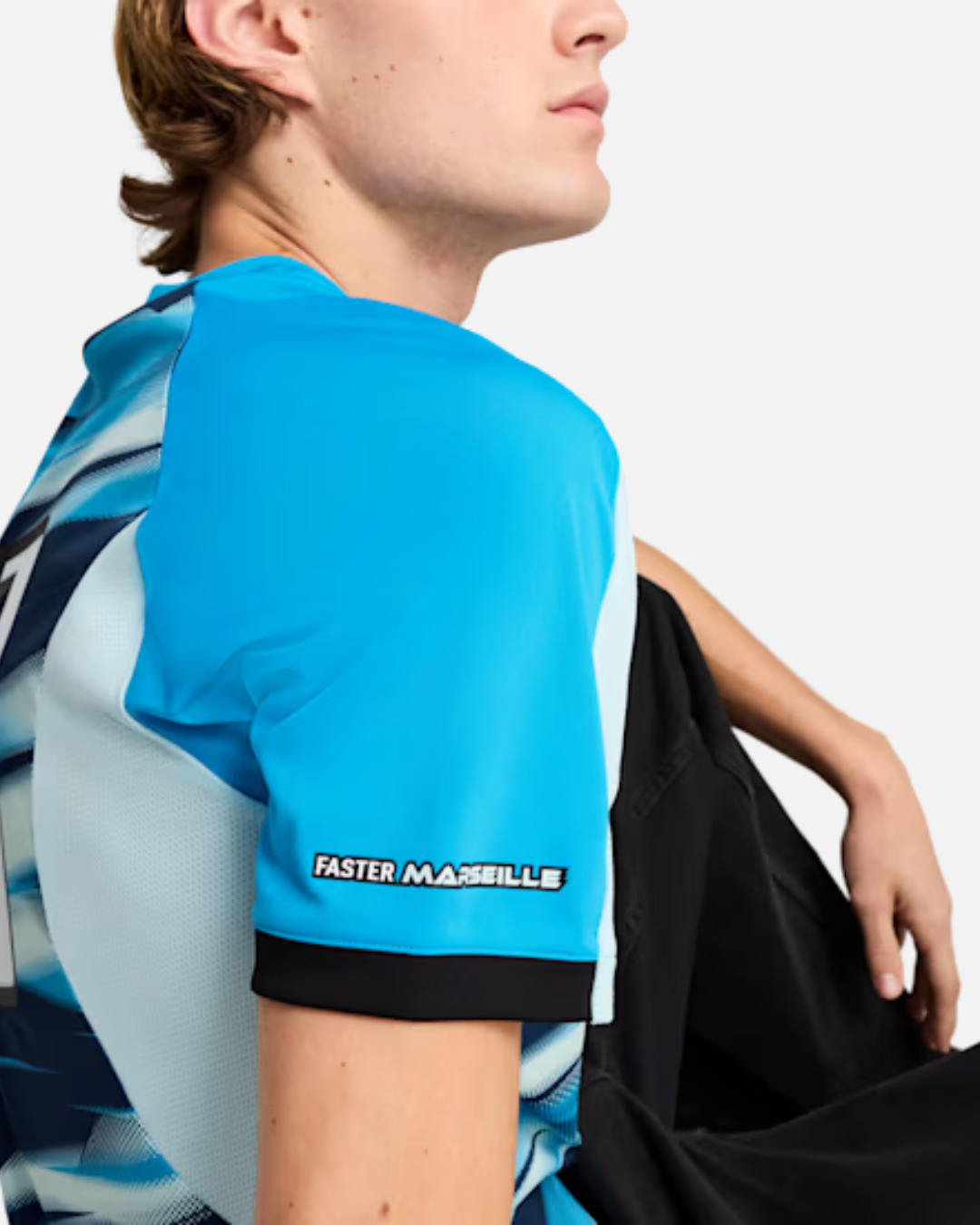 FootKorner TestingMaillot OM Faster 2024/2025 - Bleu