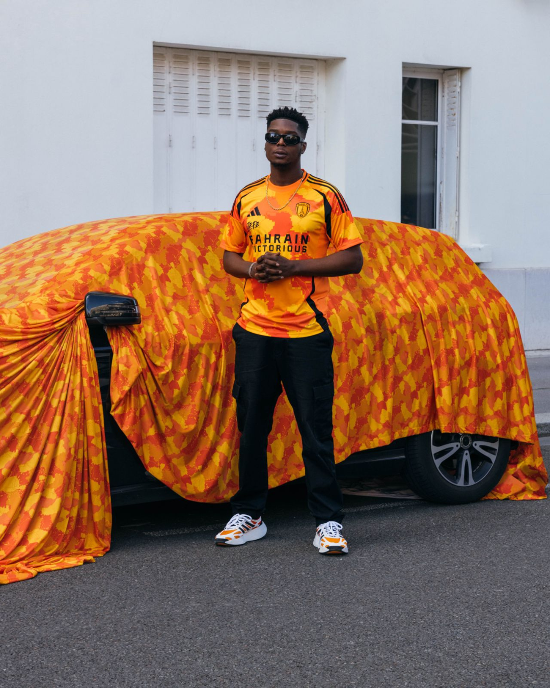 FootKorner TestingMaillot Paris FC x Jefe - Orange/Noir