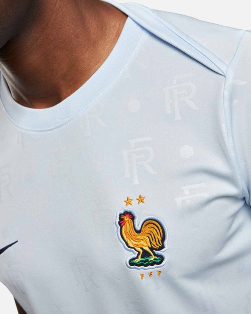 Maillot Pré-Match Equipe de France 2024 - Bleu - FootKorner Testing