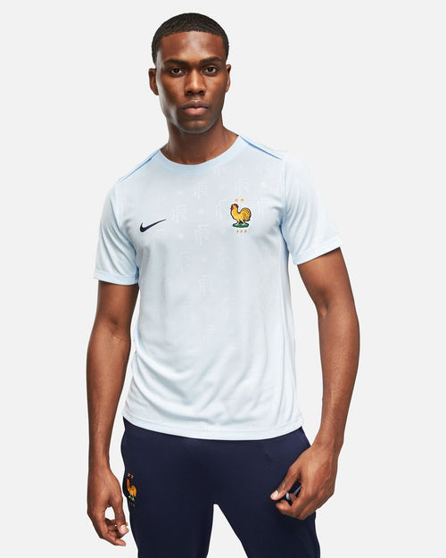 Maillot Pré-Match Equipe de France 2024 - Bleu - FootKorner Testing