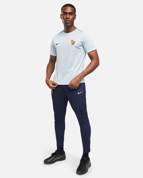 Maillot Pré-Match Equipe de France 2024 - Bleu - FootKorner Testing