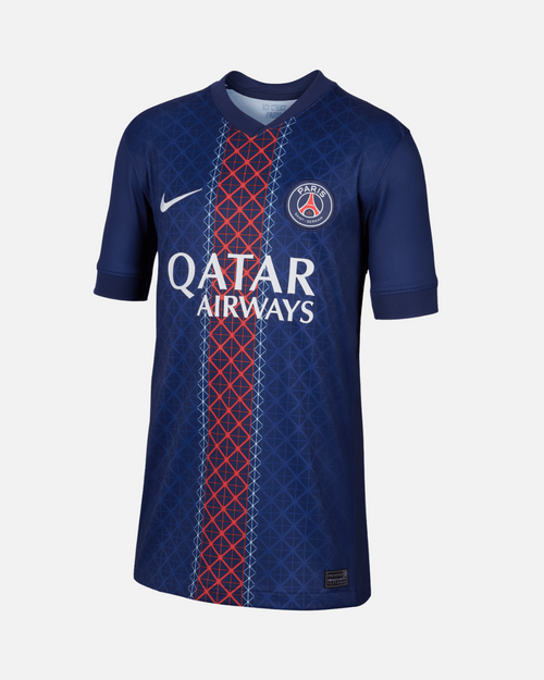 Maillot PSG Domicile Junior 2025/2026 - Bleu/Rouge - FootKorner Testing