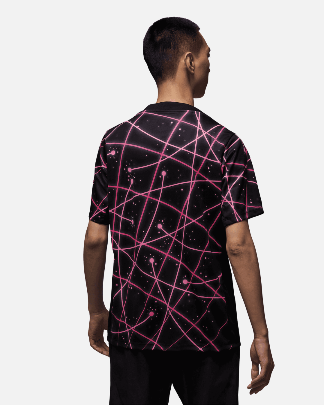 FootKorner TestingMaillot PSG Pré-Match 2025/2026 - Noir/Rose