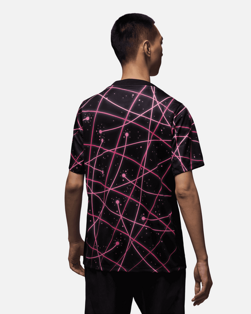 Maillot PSG Pré-Match 2025/2026 - Noir/Rose - FootKorner Testing