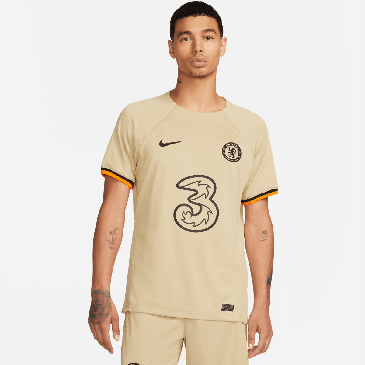 FootKorner TestingMaillot Third Chelsea - Beige/Noir