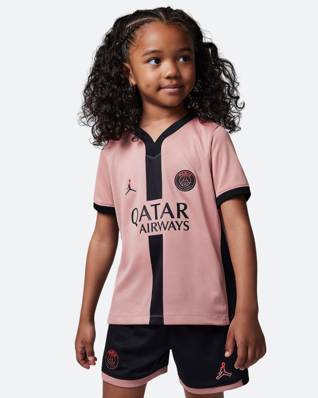 FootKorner TestingEnsemble 3 pièces PSG Enfant 2024/2025 - Rose/Noir