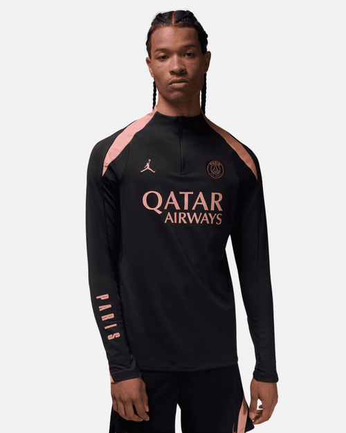Haut d'entrainement PSG 2024/2025 - Noir/Rose - FootKorner Testing