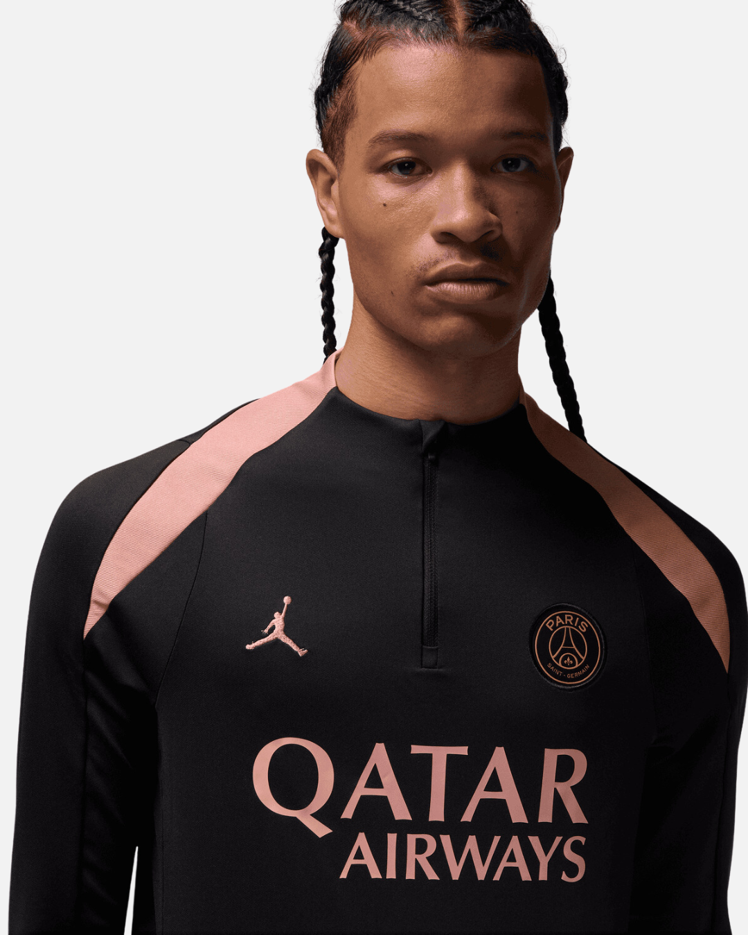 FootKorner TestingHaut d'entrainement PSG 2024/2025 - Noir/Rose