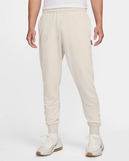 Pantalon de survêtement FC Barcelone Domicile 2024/2025 - Beige - FootKorner Testing