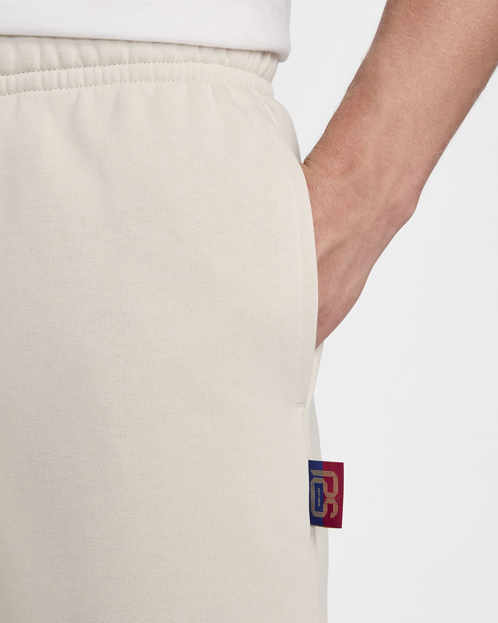 FootKorner TestingPantalon de survêtement FC Barcelone Domicile 2024/2025 - Beige