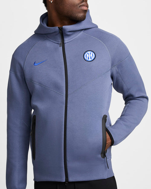 Veste Inter Milan Tech Fleece 2024/2025 - Bleu - FootKorner Testing