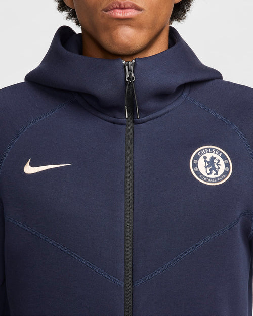Veste Chelsea Tech Fleece 2024/2025 - Bleu - FootKorner Testing