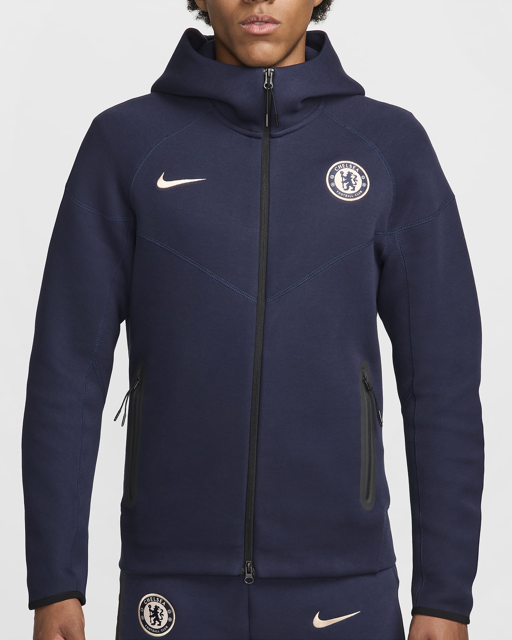 FootKorner TestingVeste Chelsea Tech Fleece 2024/2025 - Bleu