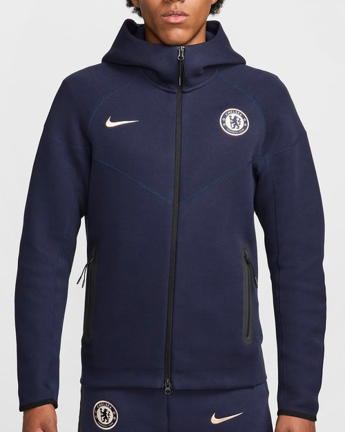 Veste Chelsea Tech Fleece 2024/2025 - Bleu - FootKorner Testing