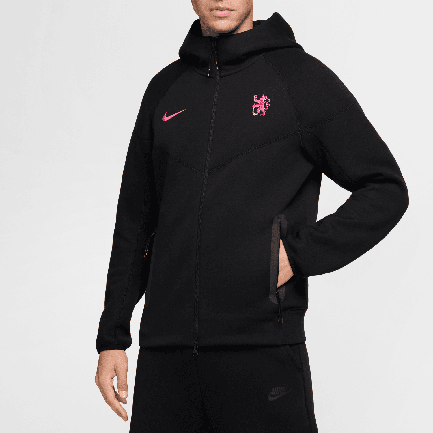 FootKorner TestingVeste Chelsea Tech Fleece 2024/2025 - Noir/Rose