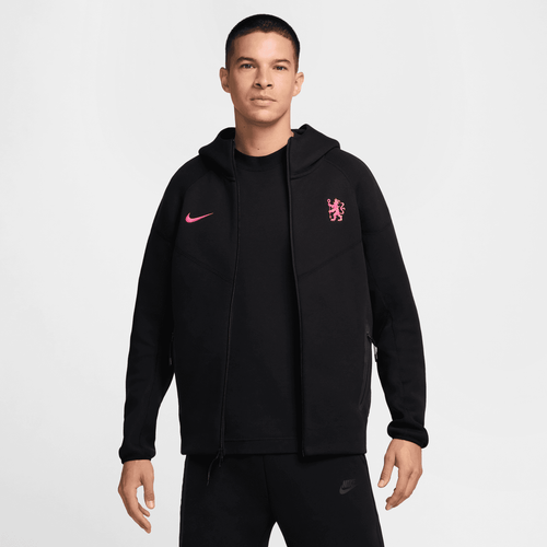 Veste Chelsea Tech Fleece 2024/2025 - Noir/Rose - FootKorner Testing