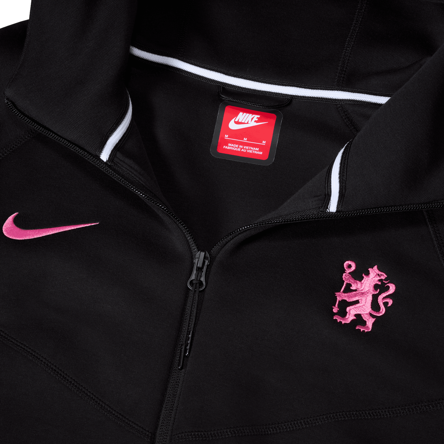 FootKorner TestingVeste Chelsea Tech Fleece 2024/2025 - Noir/Rose