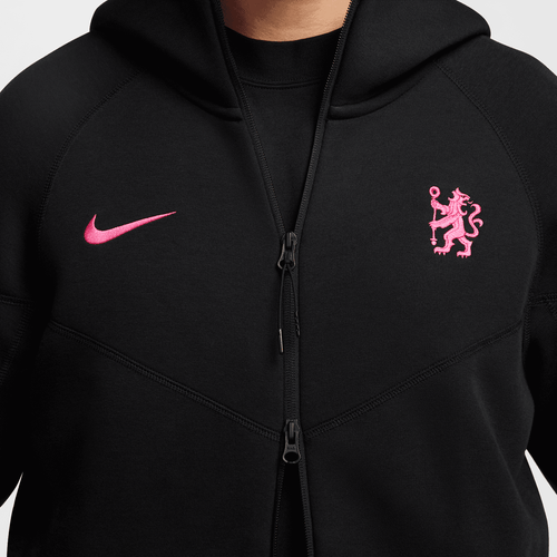 Veste Chelsea Tech Fleece 2024/2025 - Noir/Rose - FootKorner Testing