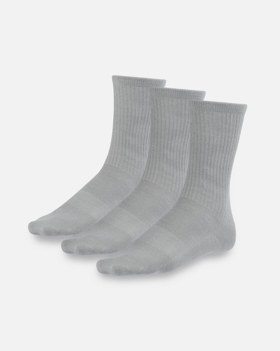 FootKorner TestingPack de 3 paires de chaussettes longues FTKR - Gris