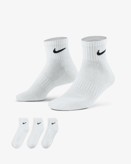 Pack 3 Paires de Chaussettes Nike - Blanc - FootKorner Testing