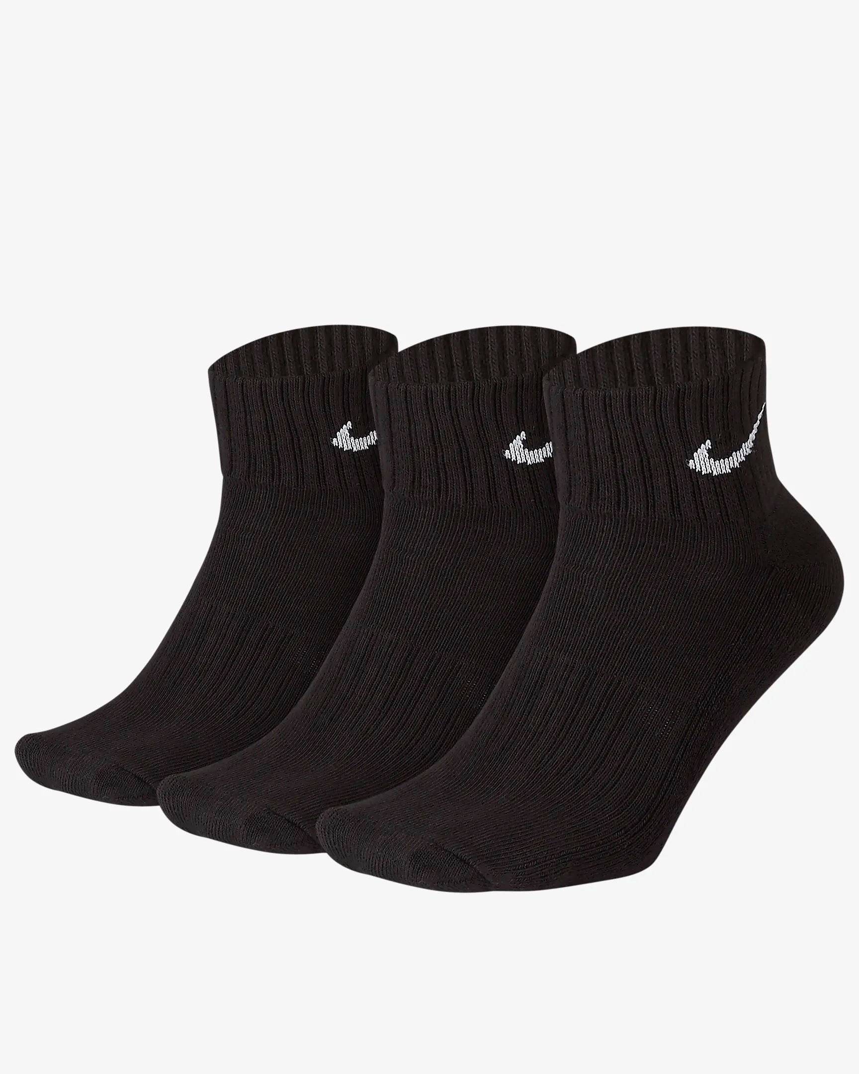 FootKorner TestingPack 3 Paires de Chaussettes Nike - Noir