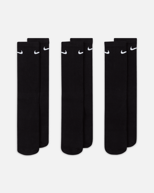 Pack de 3 paires de chaussettes Nike Everyday - Noir - FootKorner Testing