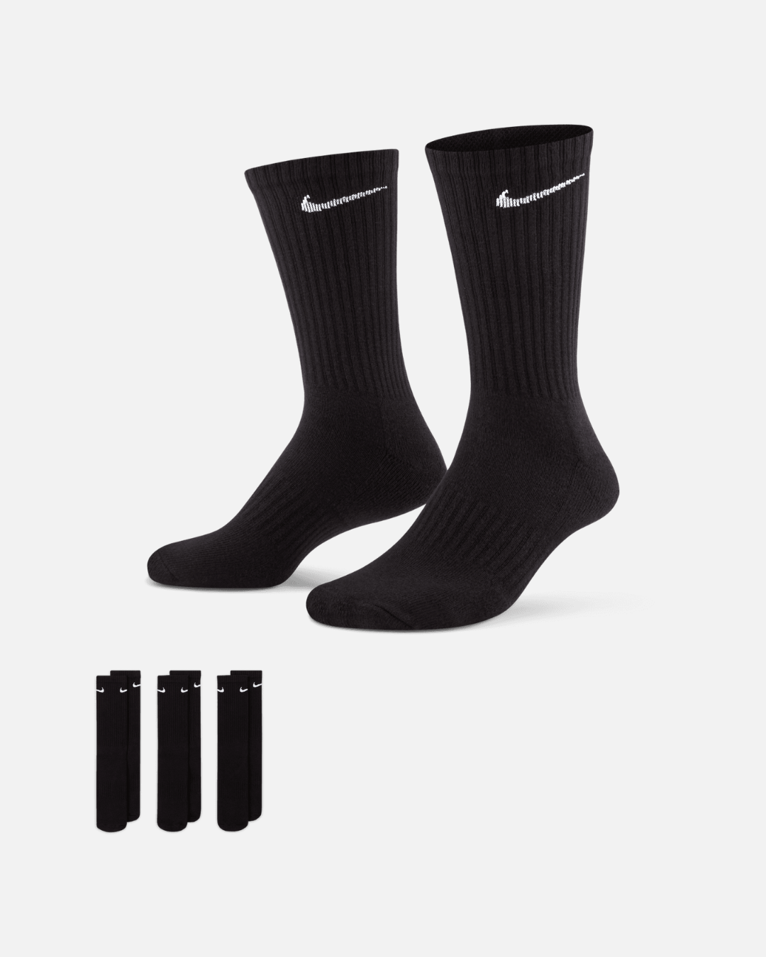 FootKorner TestingPack de 3 paires de chaussettes Nike Everyday - Noir