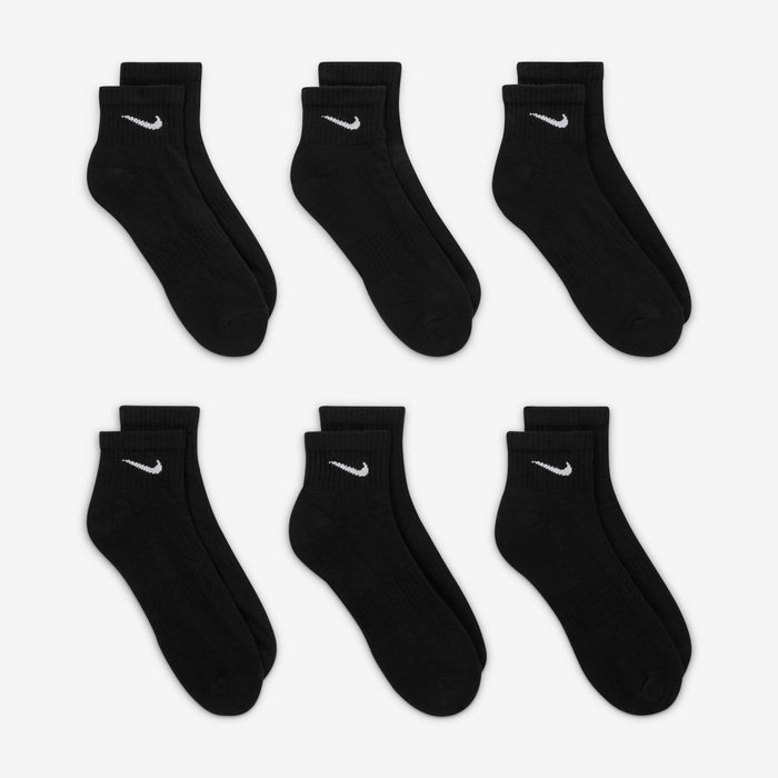 FootKorner TestingPack de 6 paires de Chaussettes Nike - Noir
