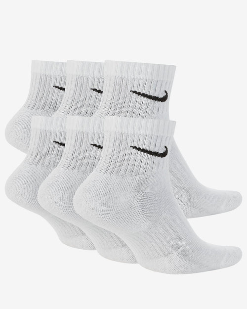 Pack de 6 paires de Chaussettes Nike - Blanc - FootKorner Testing