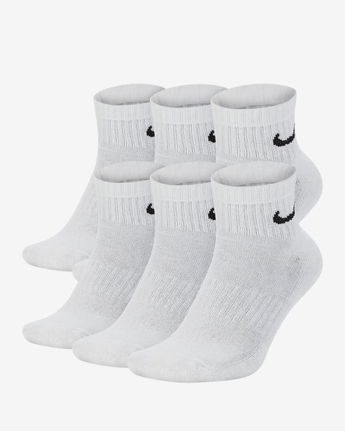 Pack de 6 paires de Chaussettes Nike - Blanc - FootKorner Testing