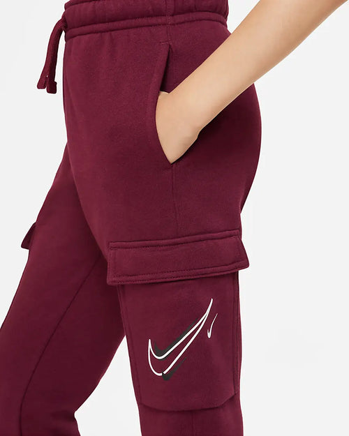 Pantalon Cargo Nike Enfant - Bordeaux - FootKorner Testing