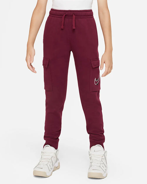 Pantalon Cargo Nike Enfant - Bordeaux - FootKorner Testing